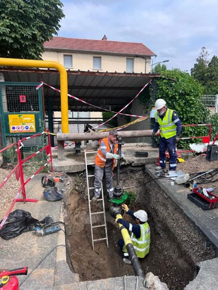 La réalisation de travaux sans coupure de votre alimentation gaz